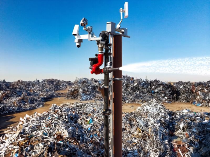 fire rover in waste facilities