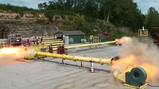 Fike Remote Test site - explosion isolation testing
